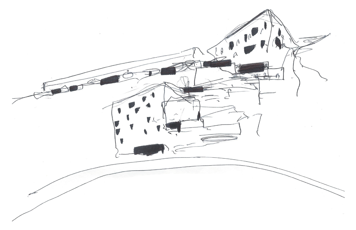 Tabor — Architect's sketch