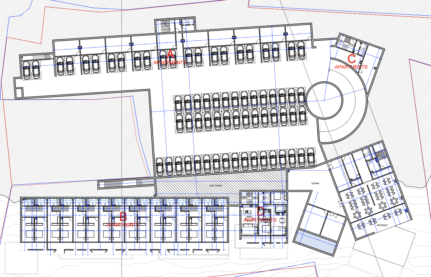 Tabor — All Buildings Layout A–D